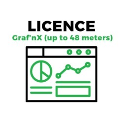 Graf'nX - Licence pour tableau de bord énergétique sur Kloud'nX - jusqu'à 48 compteurs KNX, MQTT,...
