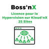 Boss'nX - License pour Hypervision sur Kloud'nX - 25 sites
