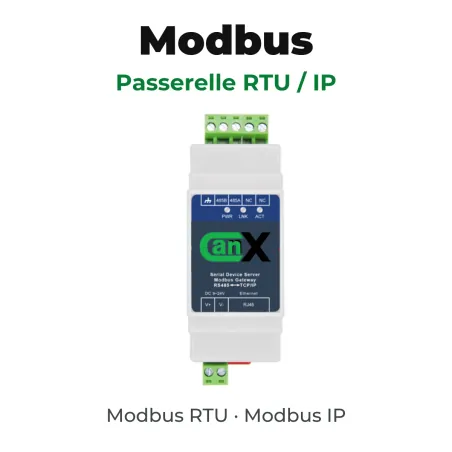 Modbus - Passerelle RTU / IP
