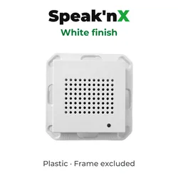 Speak'nX - White finish