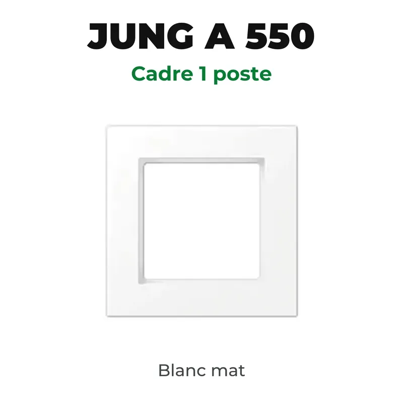 JUNG A 550 - Cadre 1 poste