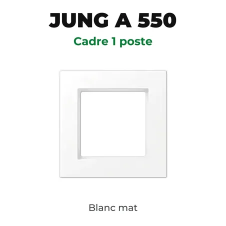 JUNG A 550 - Cadre 1 poste