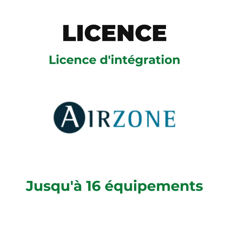 Airzone - Licence d'intégration