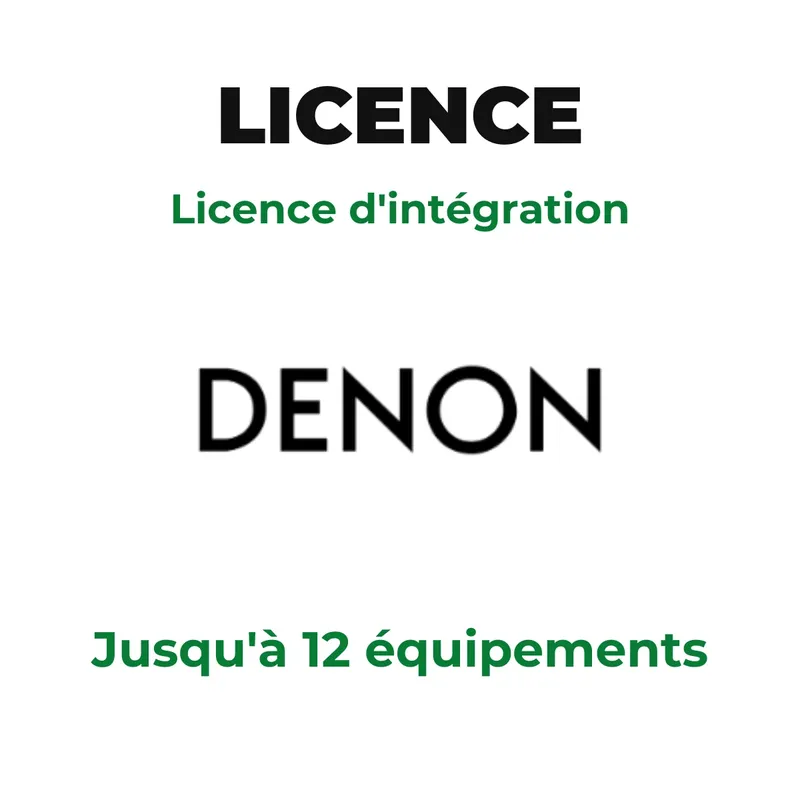 Denon - Licence d'intégration