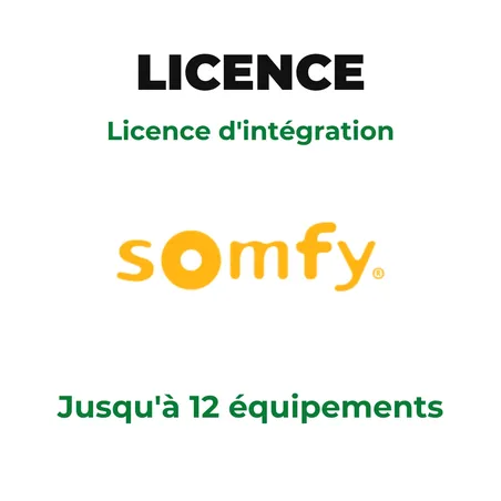Somfy - Licence d'intégration