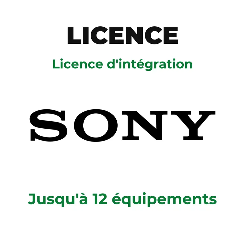 Sony - Licence d'intégration