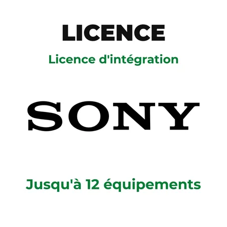 Sony - Licence d'intégration