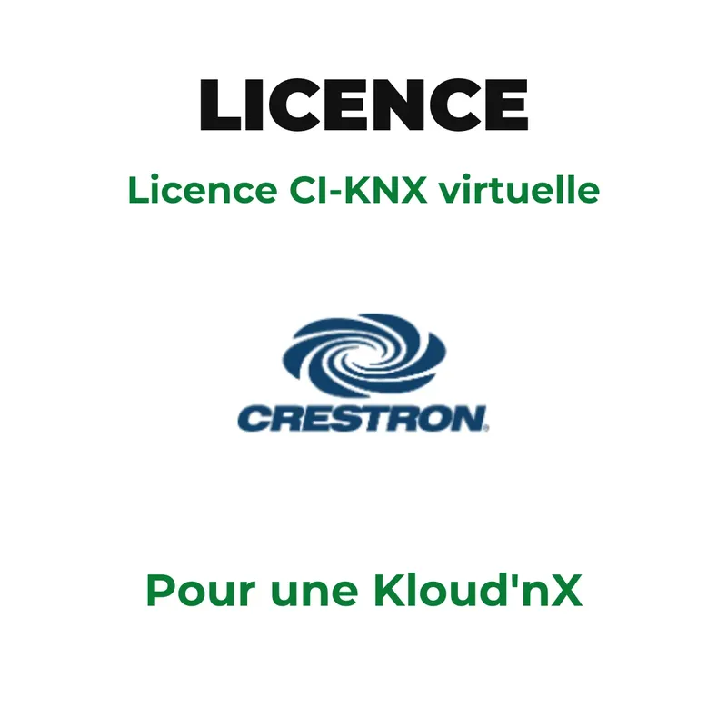 Crestron - Licence CI-KNX virtuelle