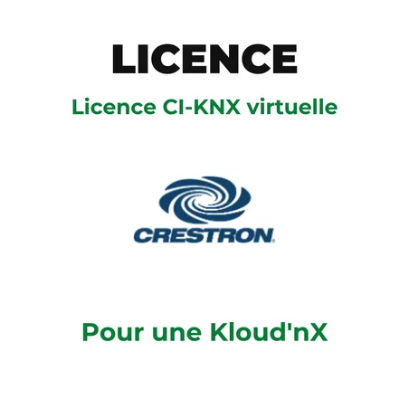Crestron - Licence CI-KNX virtuelle